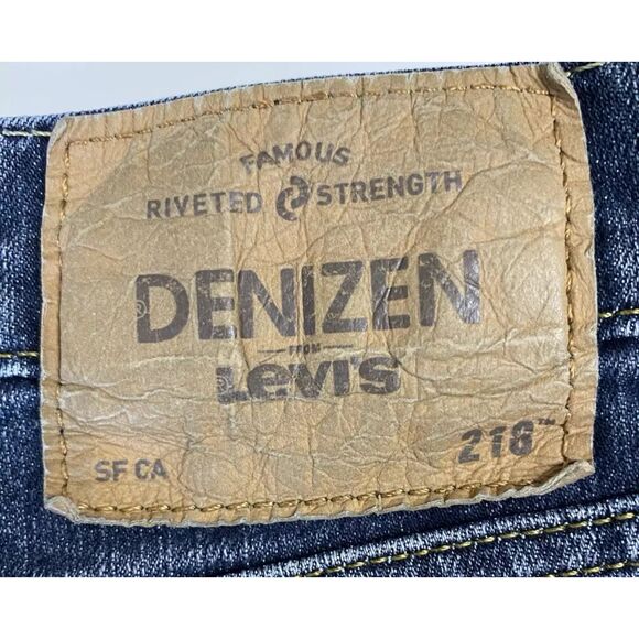 Levis Denizen 218 Straight Fit Distressed Denim Jeans Men 32x30 (Fit 32x29) - Picture 11 of 11